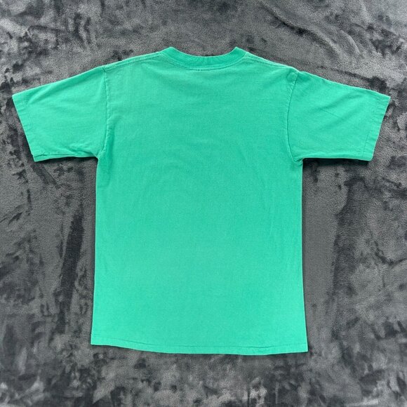 Oneita T Shirt Men L Made in USA Single Stitch Sheehan's Galway Ireland VTG 1989 - Picture 2 of 11